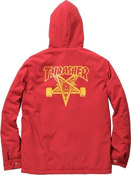 Thrasher Supreme Hooded Coaches Jacket 5